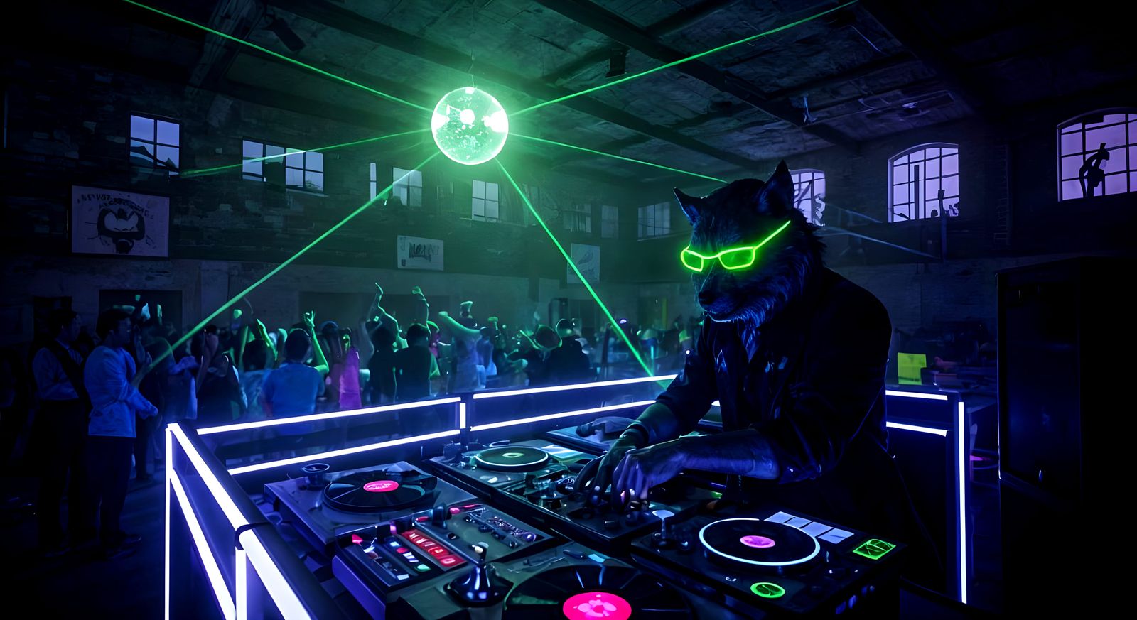 Zombie Prom Night Rave in Abandoned Gym