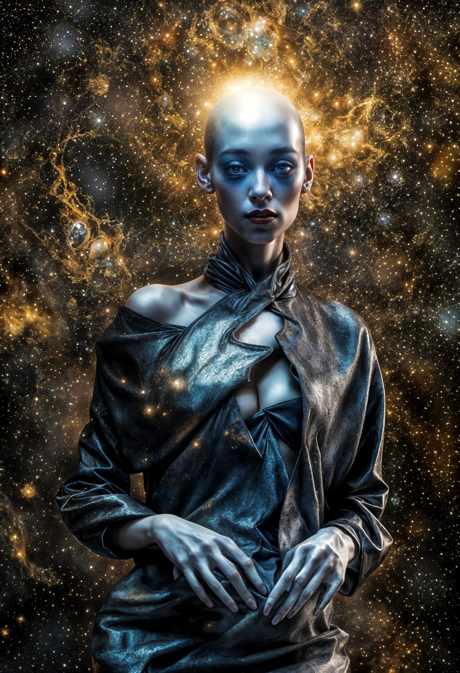 Extravagant Alien Characters in Photorealistic Dreamscape