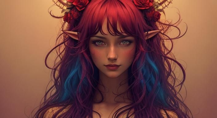 Entangled Fae Boi in Evening Light