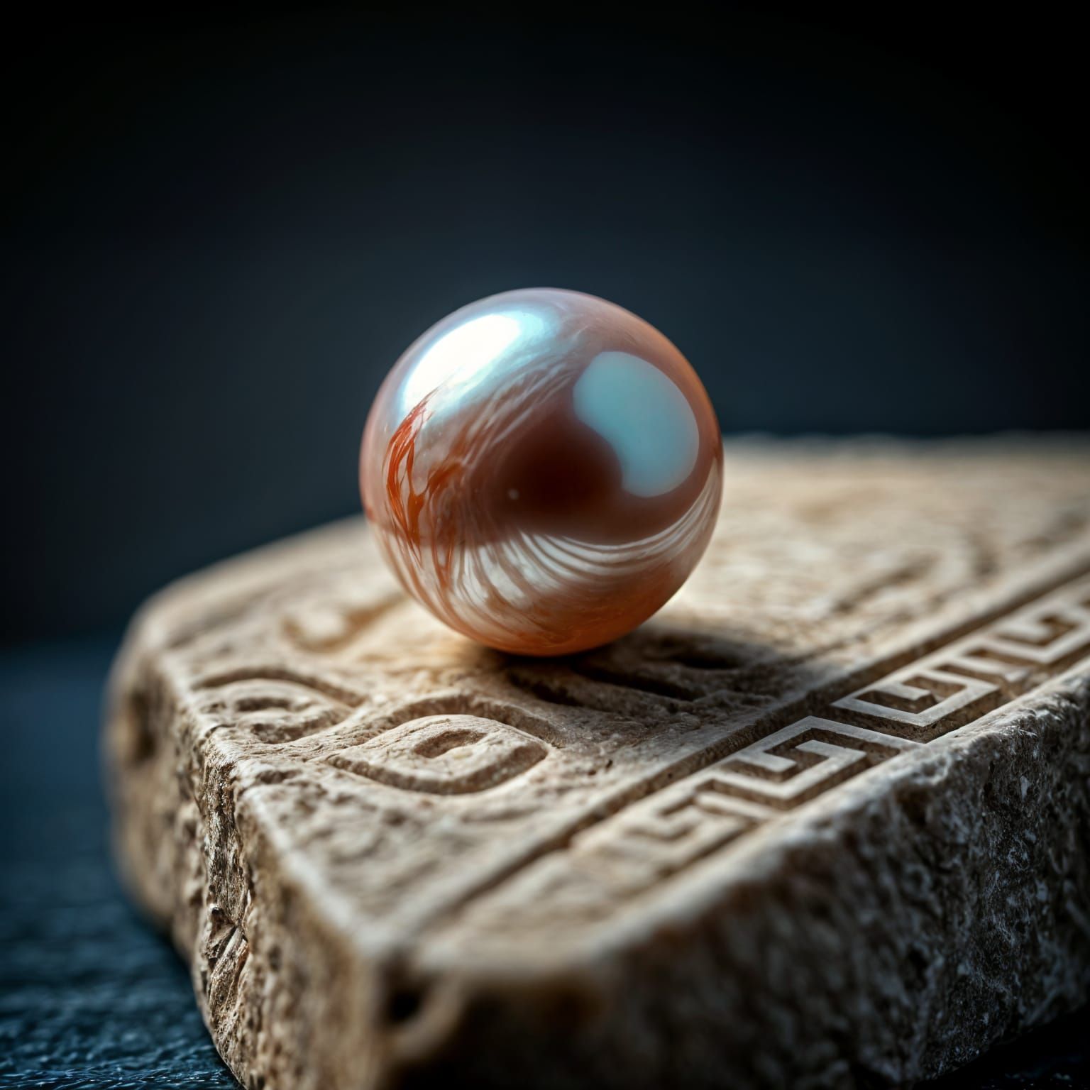 Rare Pearl of Phorkys in Greek Style