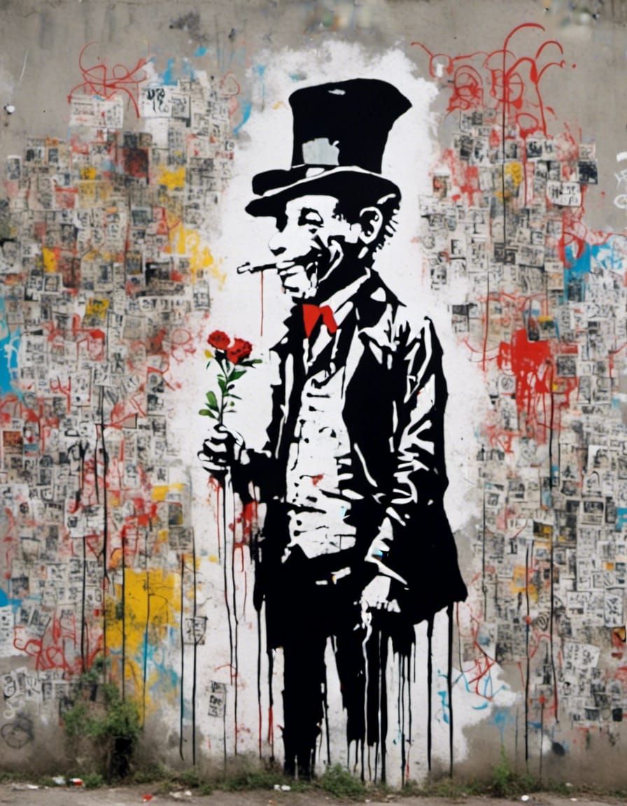 Powerful Portrait in Neo-Expressionist Style