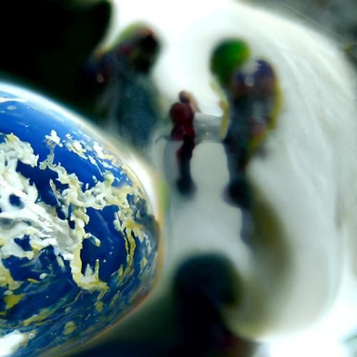 Earth From Space With Astronauts