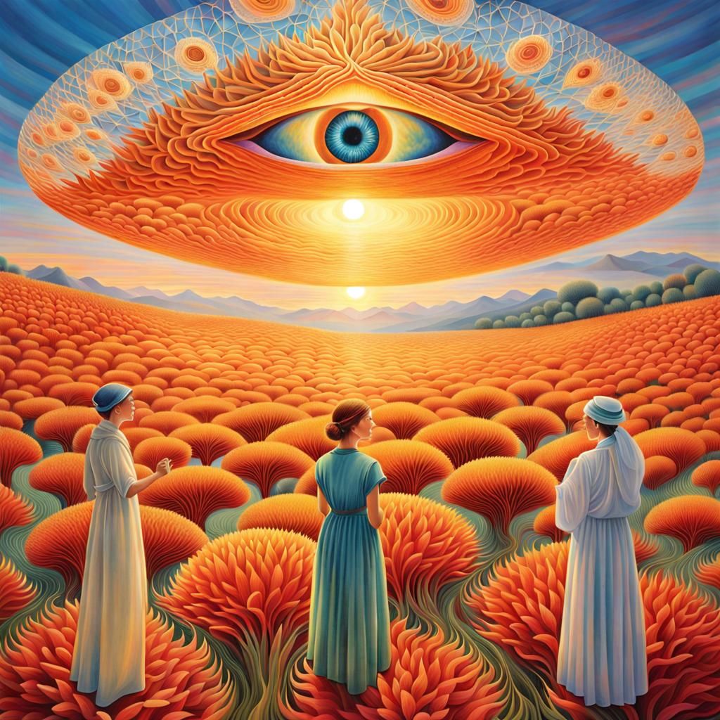 New Life in Forest Network, Elegant 8K Render