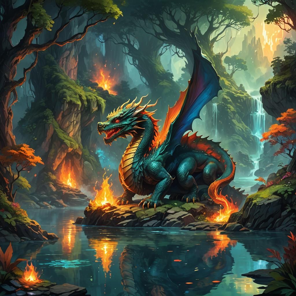 Dragon's Lair: Fantasy Art of Fire and Harmony