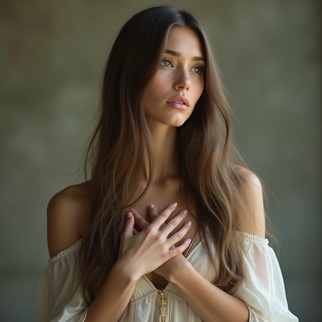 Mystic Woman Embodiment of Love and Wisdom