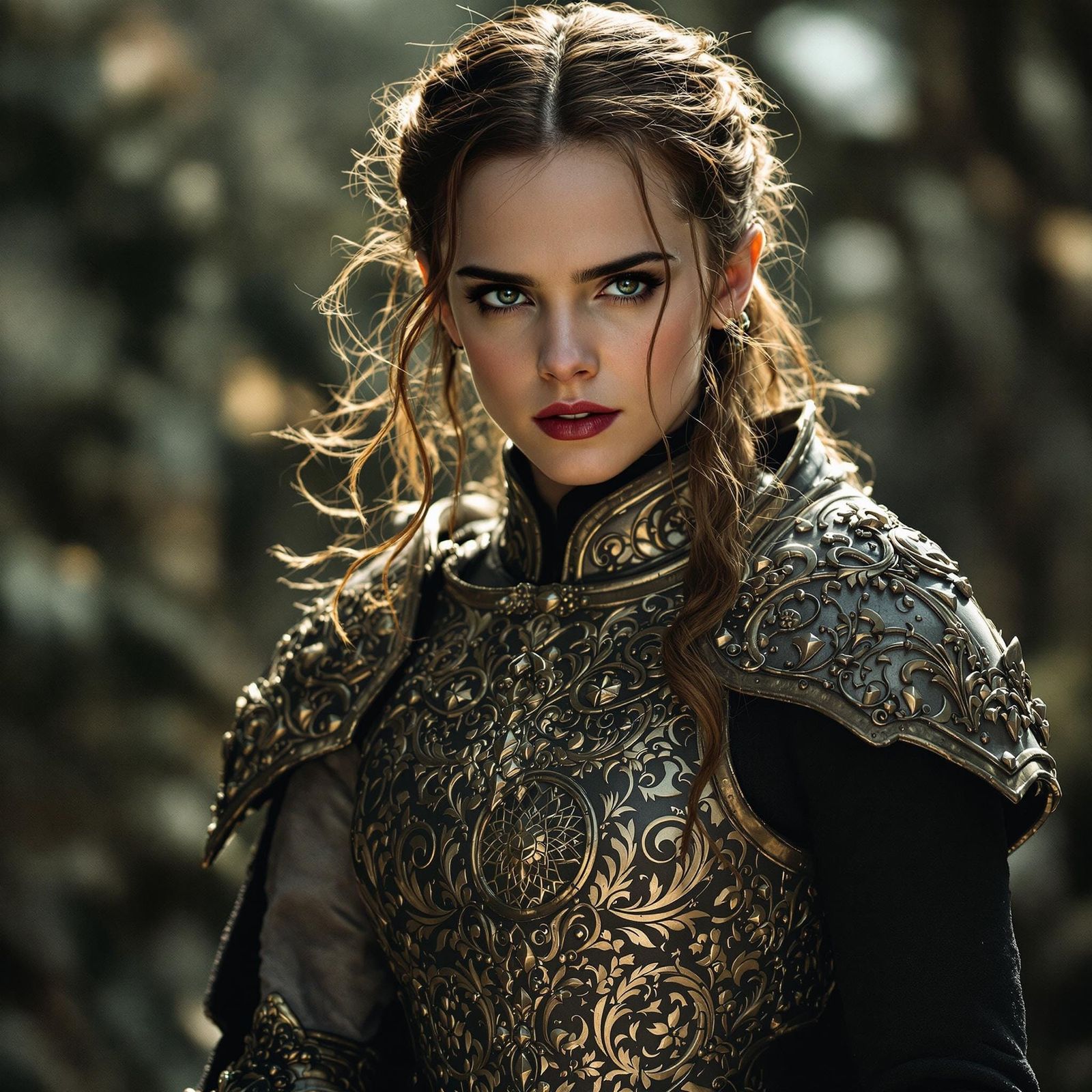 Emma Watson as a high fantasy elf.
