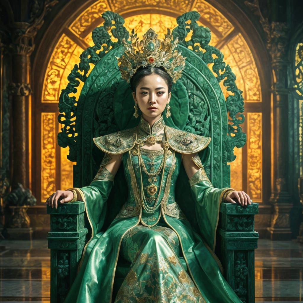 Dark Fantasy Portrait of a Xia Empress