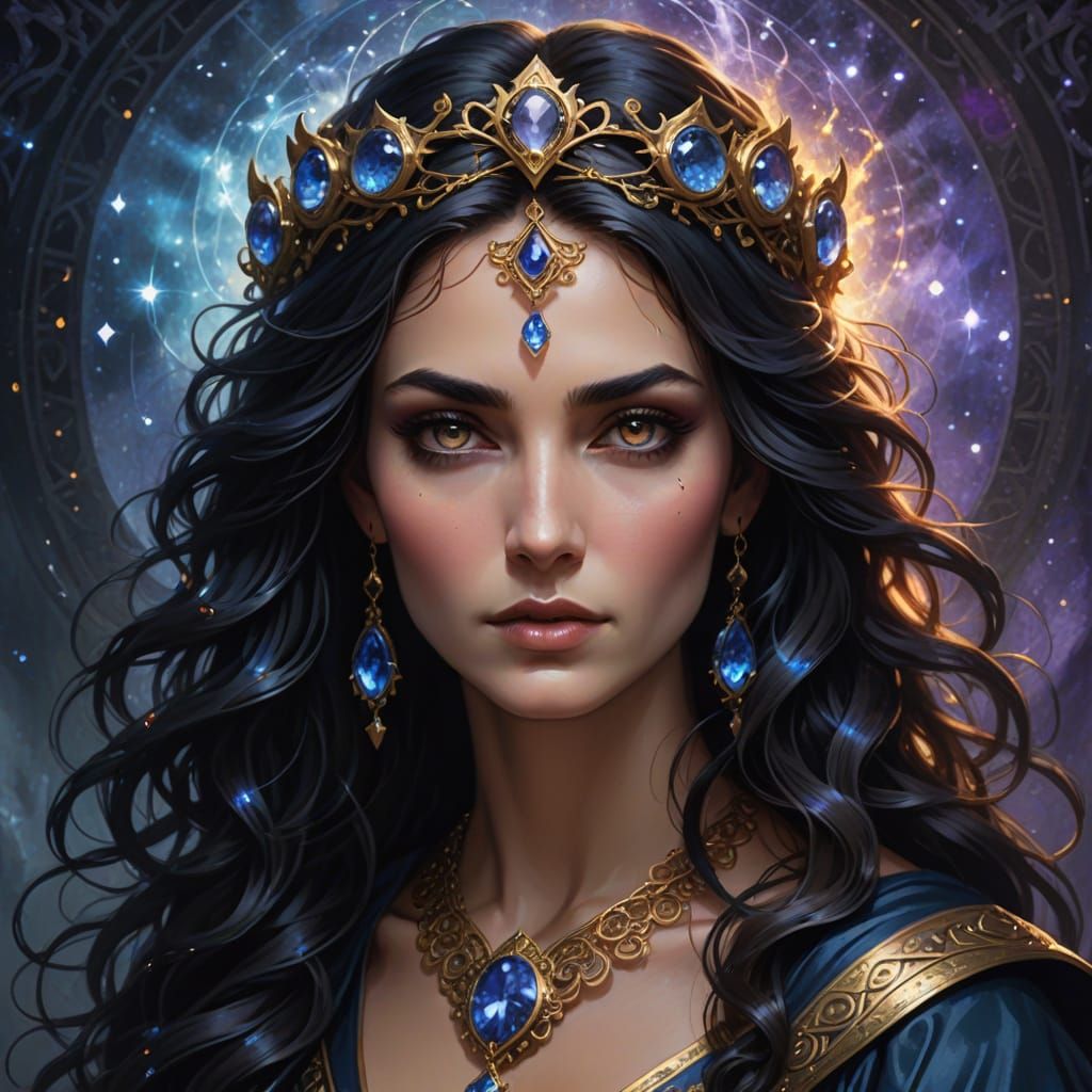 Hecate, Goddess of Magic and Mysteries Portrait