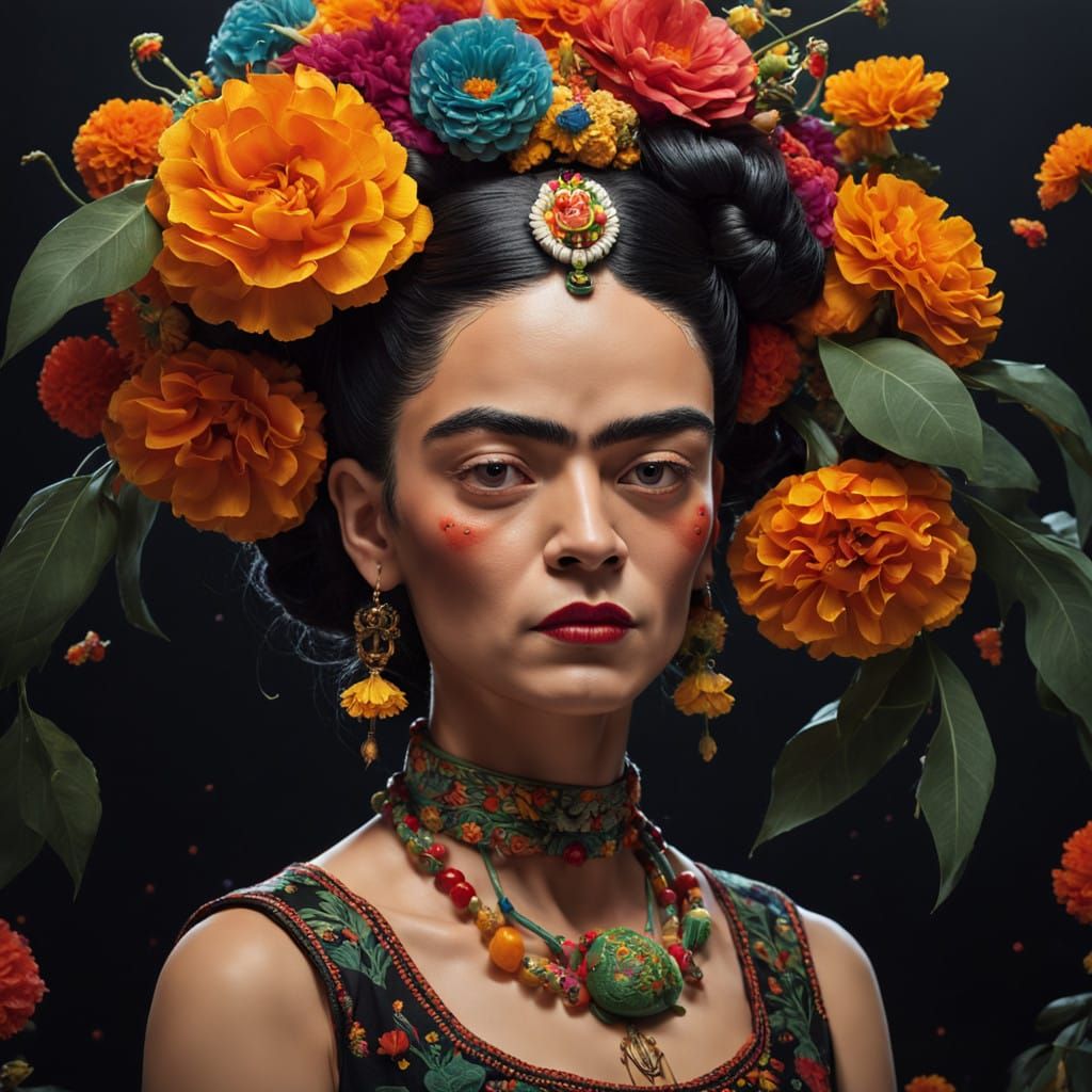 Mystical Day of the Dead Celebration in Vibrant Colors