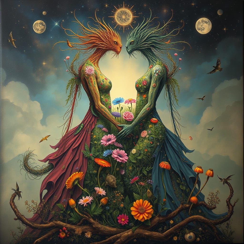 Dreamlike Portraits of Cosmic Surrealism