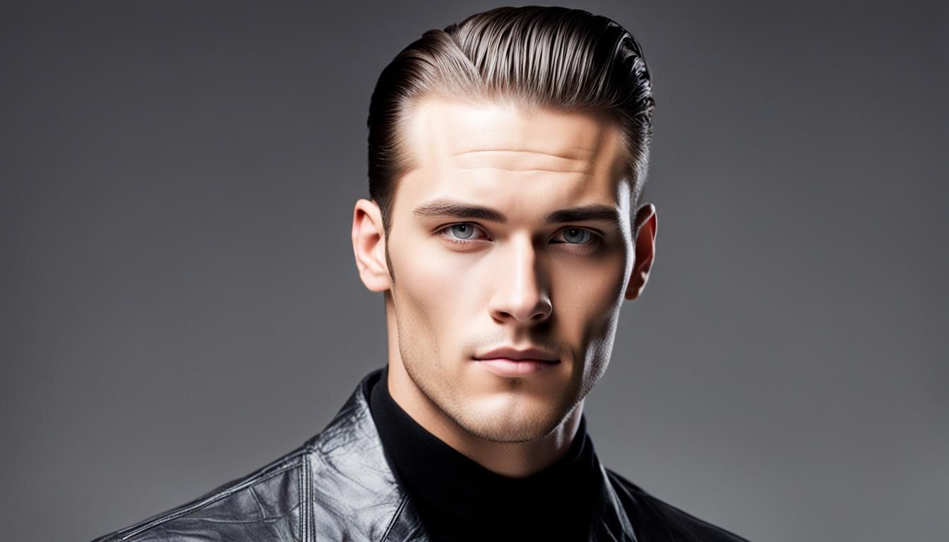 Charming Teenage Boys with Slicked Back Hair