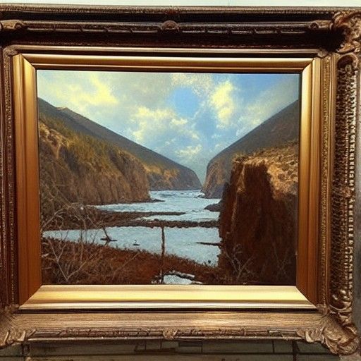 Oil Painting in the Style of James Gurney