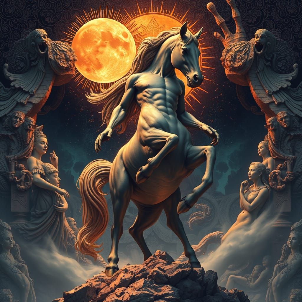 Centaur Emerges From Formlessness in Astrophotography Style