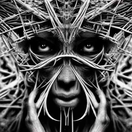 Human porcupine