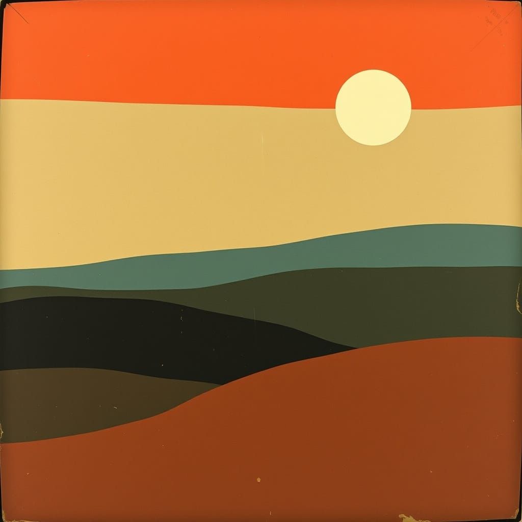 Abstract Bodyscape in Isotype Style