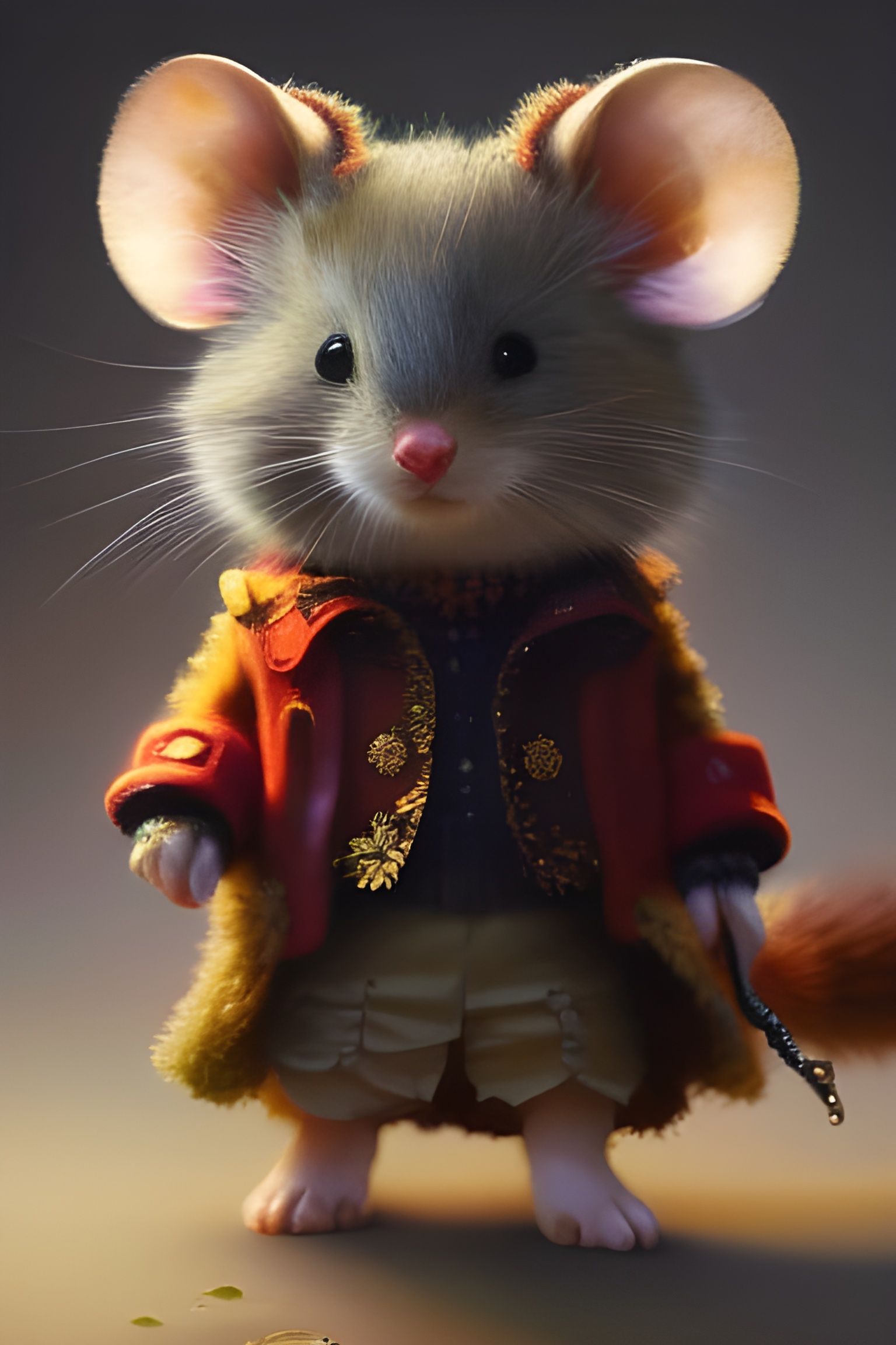 What a splendid coat, Mr Mouse!!
