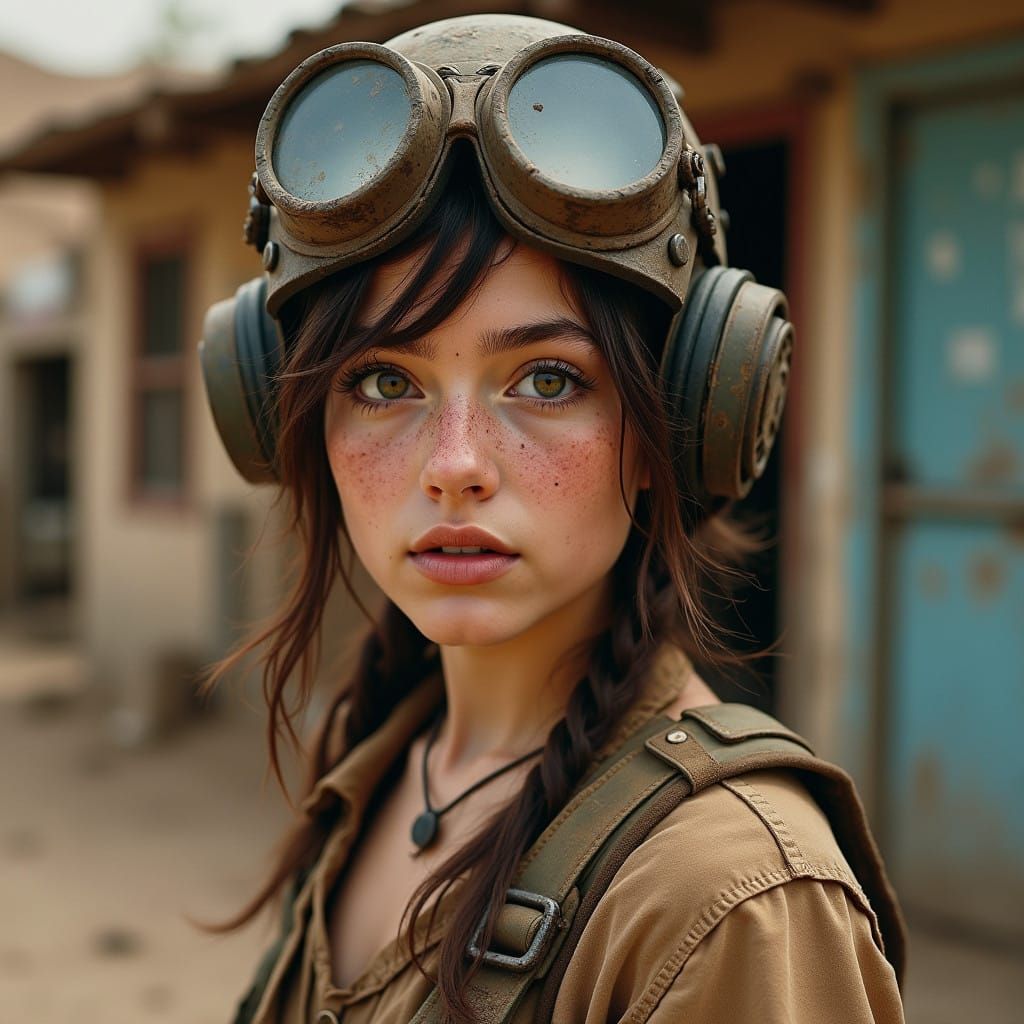 Atompunk Survivor with a Warm Smile