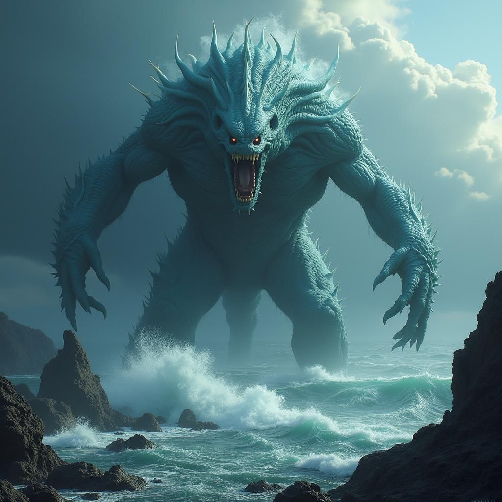 Monster Hurricane: Detailed Fantasy Concept Art