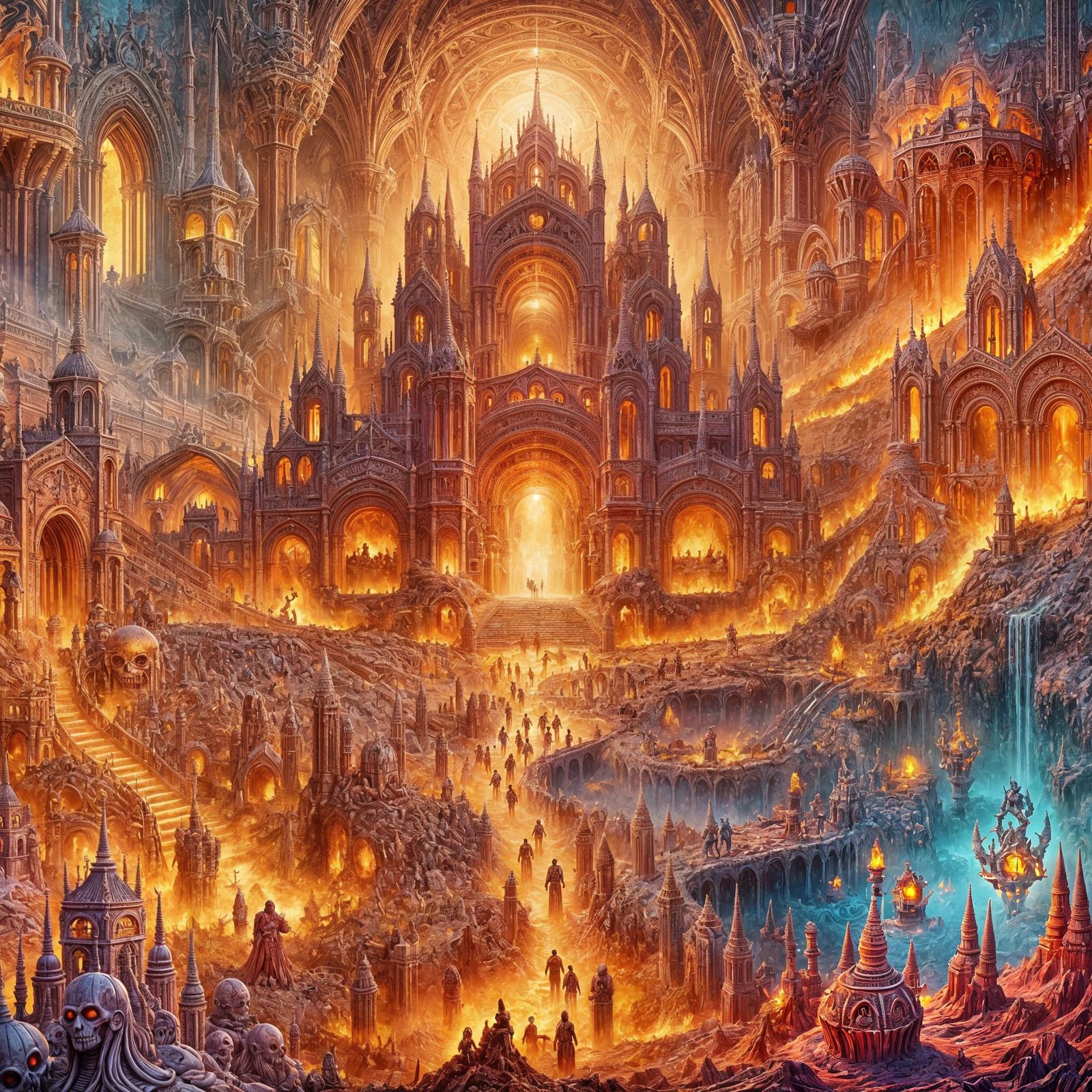 Hyperrealistic Seventh Level of Hell