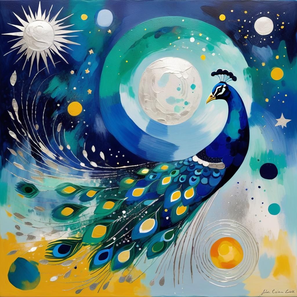 Abstract Colors Depicting Fear and Calmness