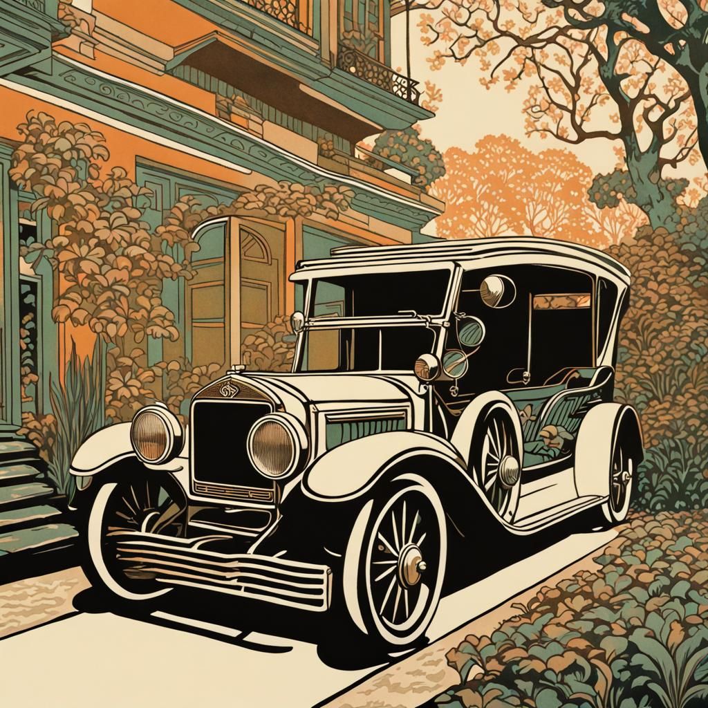 Art déco, 1920 car