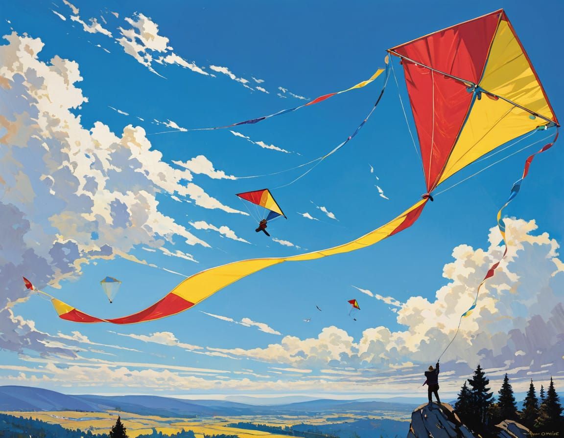 Whimsical Kite Soars to Great Heights in a Bright, Airy Aest...