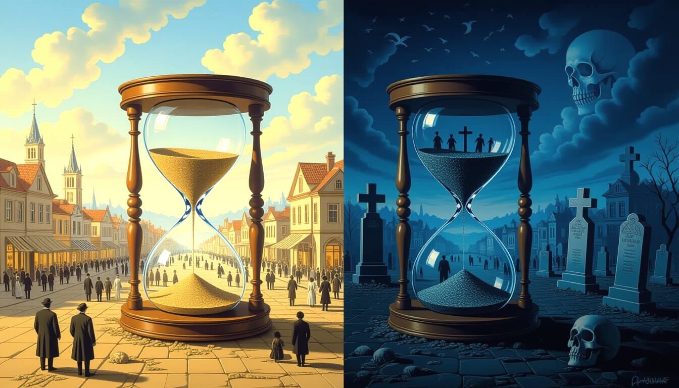Hourglass of Life and Death Alternate Realities