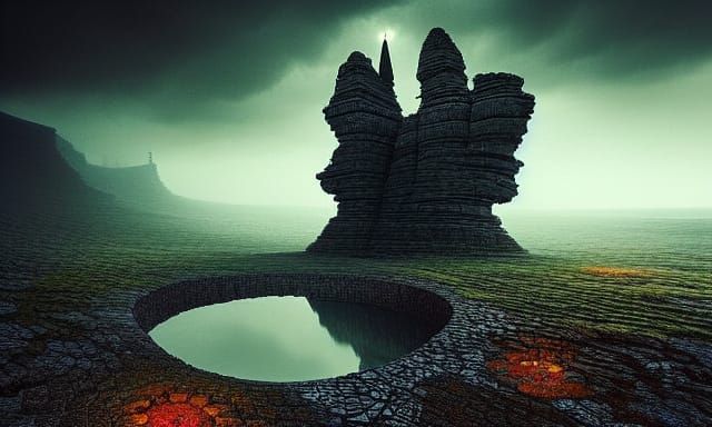 Surreal Stonework with Breathtaking Illumination