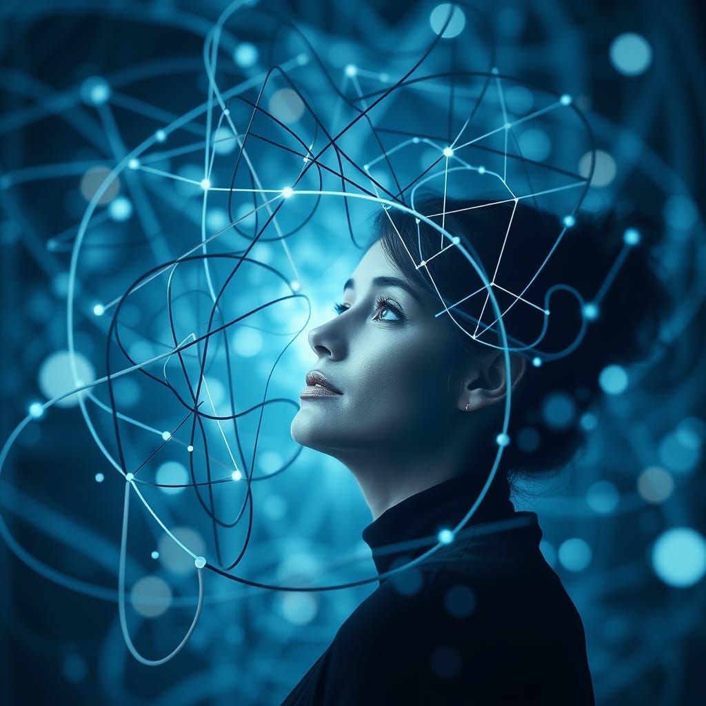 A Woman Navigates the Complexities of the Mind in Surrealist...