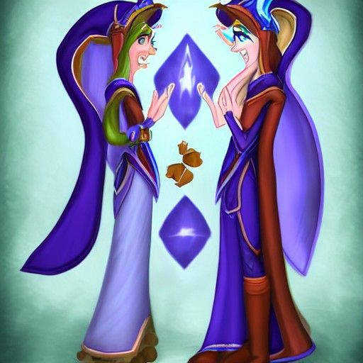 Thalyssra and Jinaara: Fantasy Character Rendering