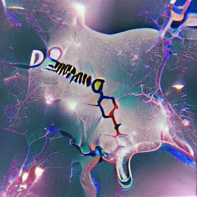 Dopamine Molecule Illustration
