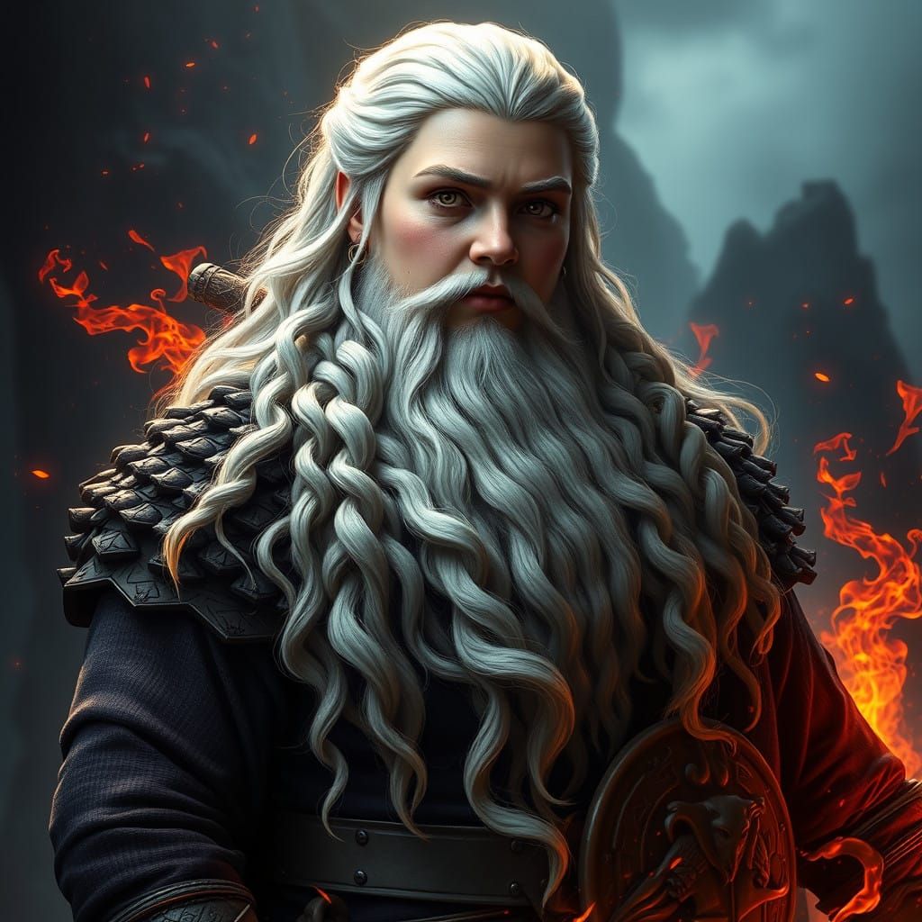 Fantastical Daenerys Targaryen in the Depths of Moria