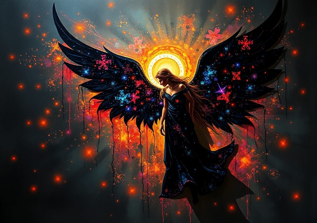 Refraction Creates Chromoshadow in Impasto Trompe l'oeil