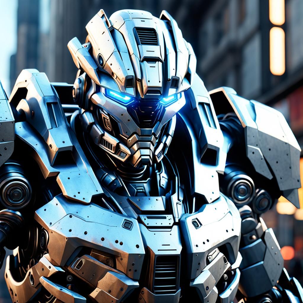 Hyperrealistic Colossal Extraterrestrial Assault Armour Mech...