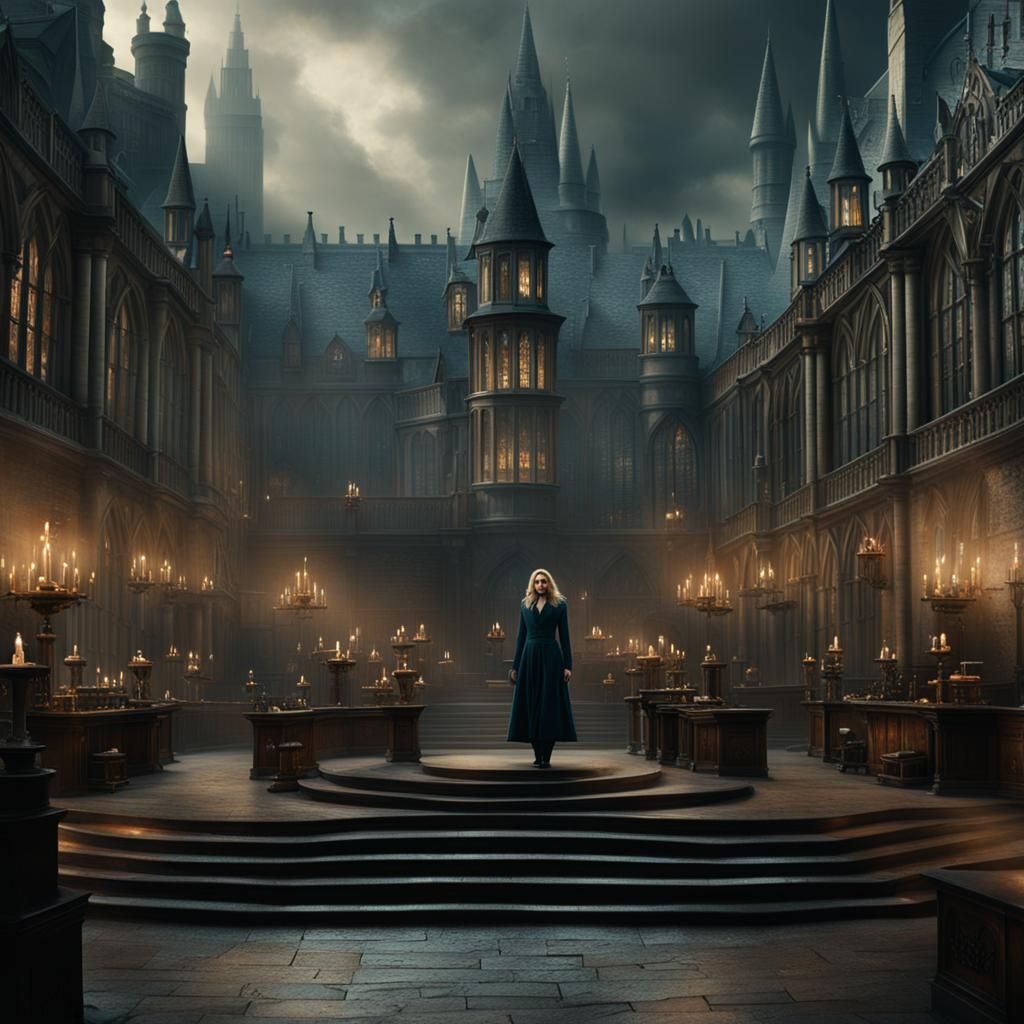 Margot Robbie as Hogwarts Potion Master