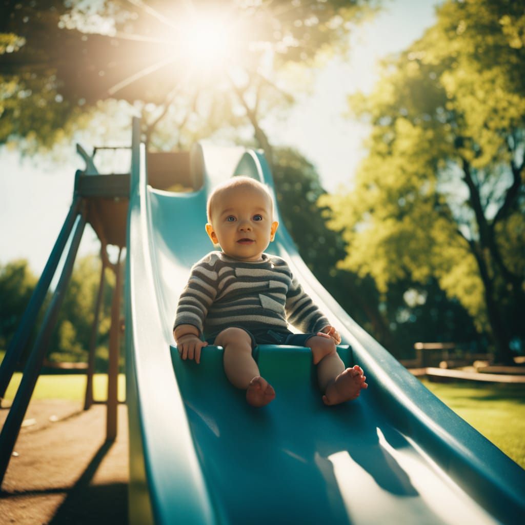 Ethereal Park Scene in Cinematic Film Style
