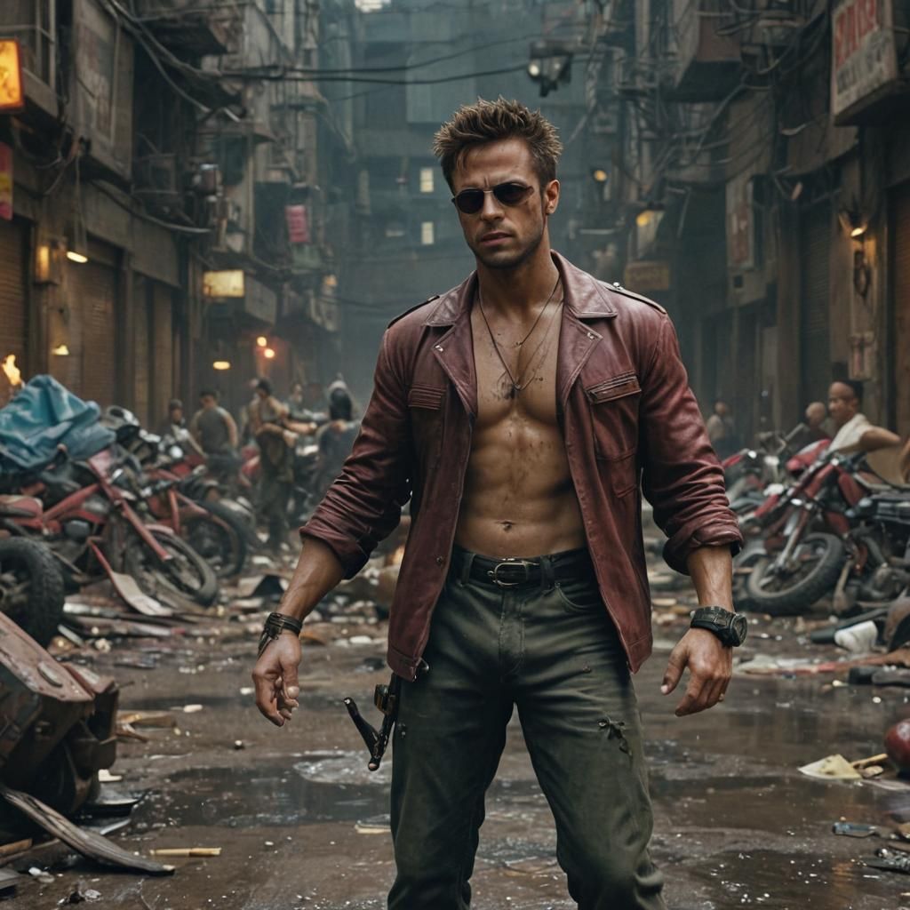 Tyler Durden Detailed Matte Painting