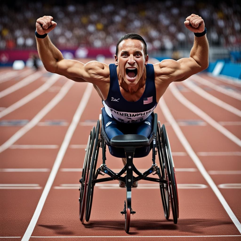 Paralympic Athlete: Determination, Skill, and Spirit