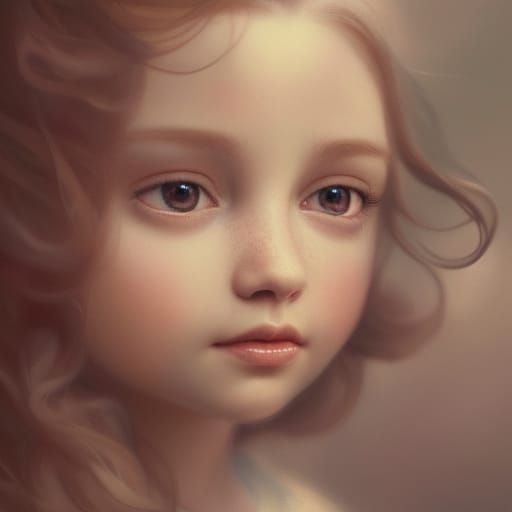 Adorable Christmas Pixie Portrait in Sepia