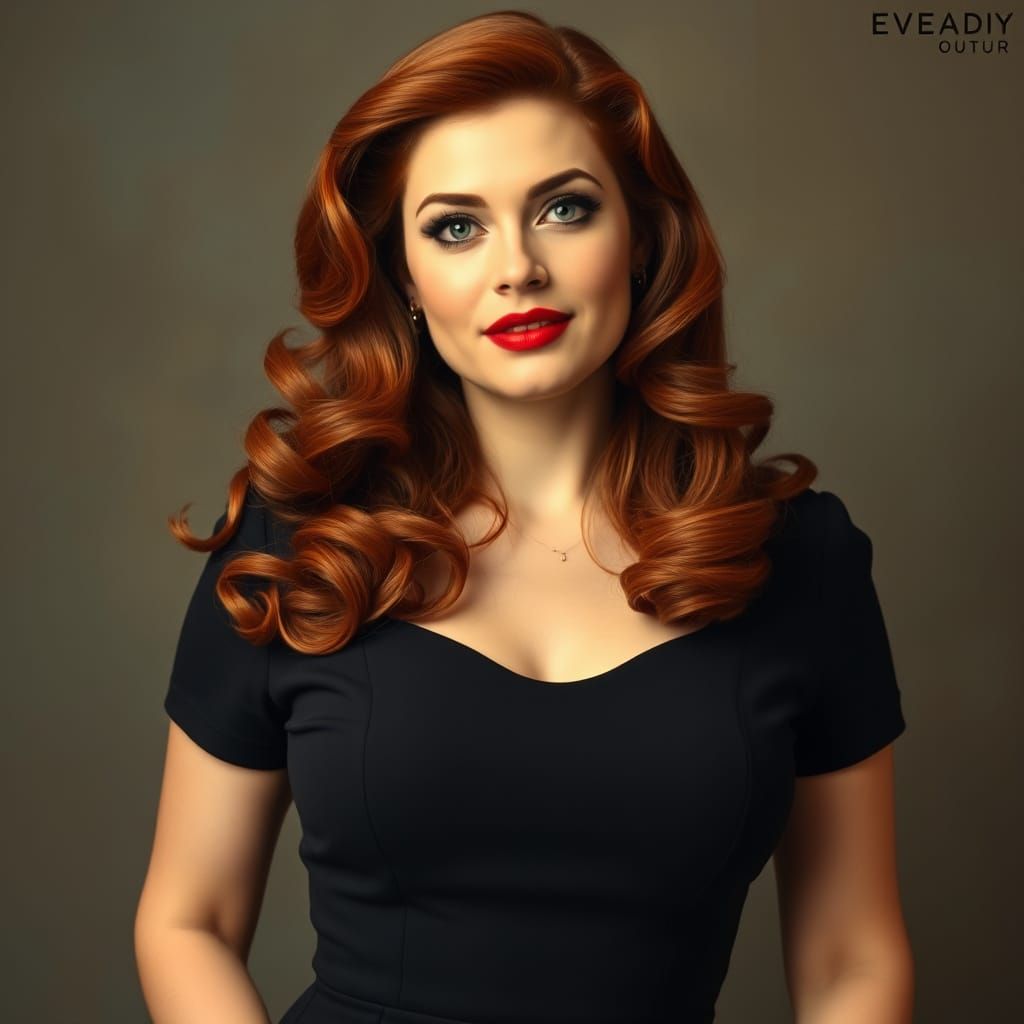 Classic Canadian Socialite Evelyn Margaret Beauregard in Ele...