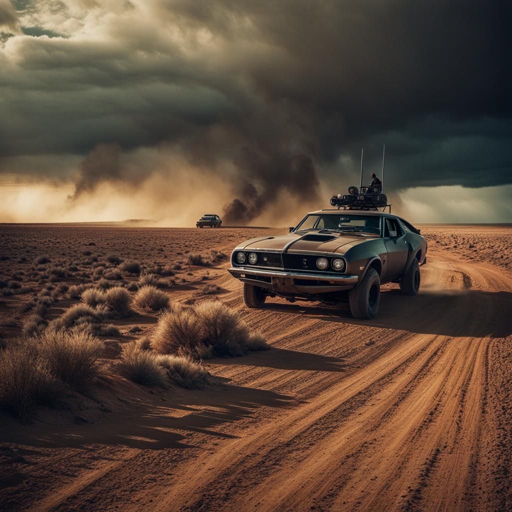 Wasteland Dystopia: Mad Max Cinematic Still