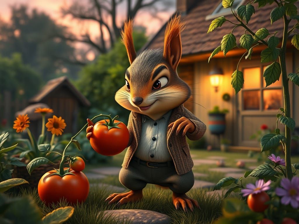 Mischievous squirrel 4