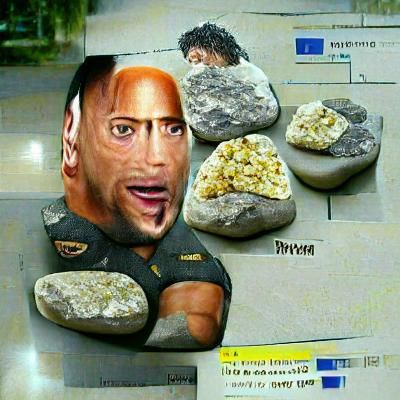 The Rock: Digital Portrait of Dwayne Johnson