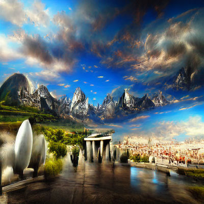 AI Image Generated from Blank Prompt