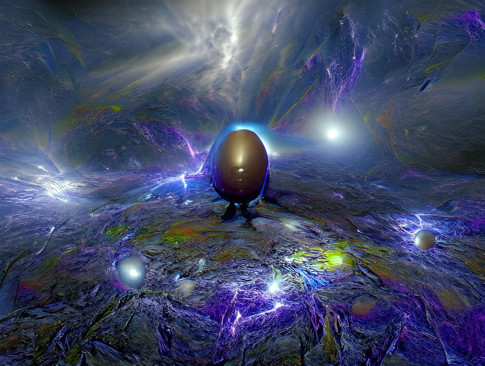 Cosmic Egg at the Center of the Universe