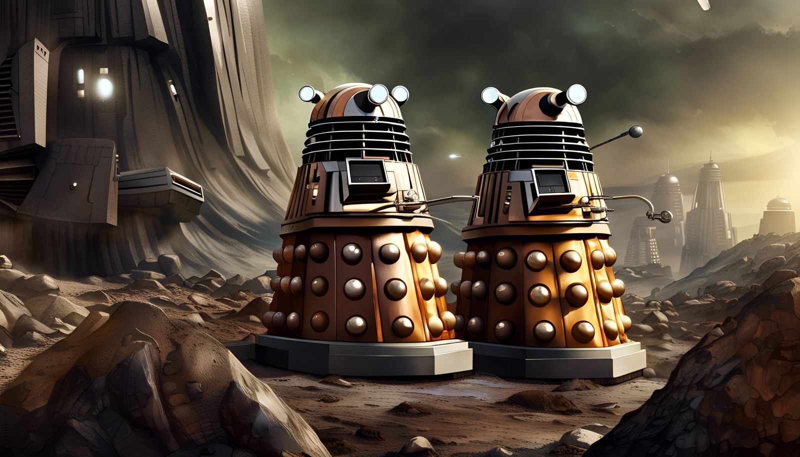 Daleks on Skaro: A Sci-Fi Fantasy Concept
