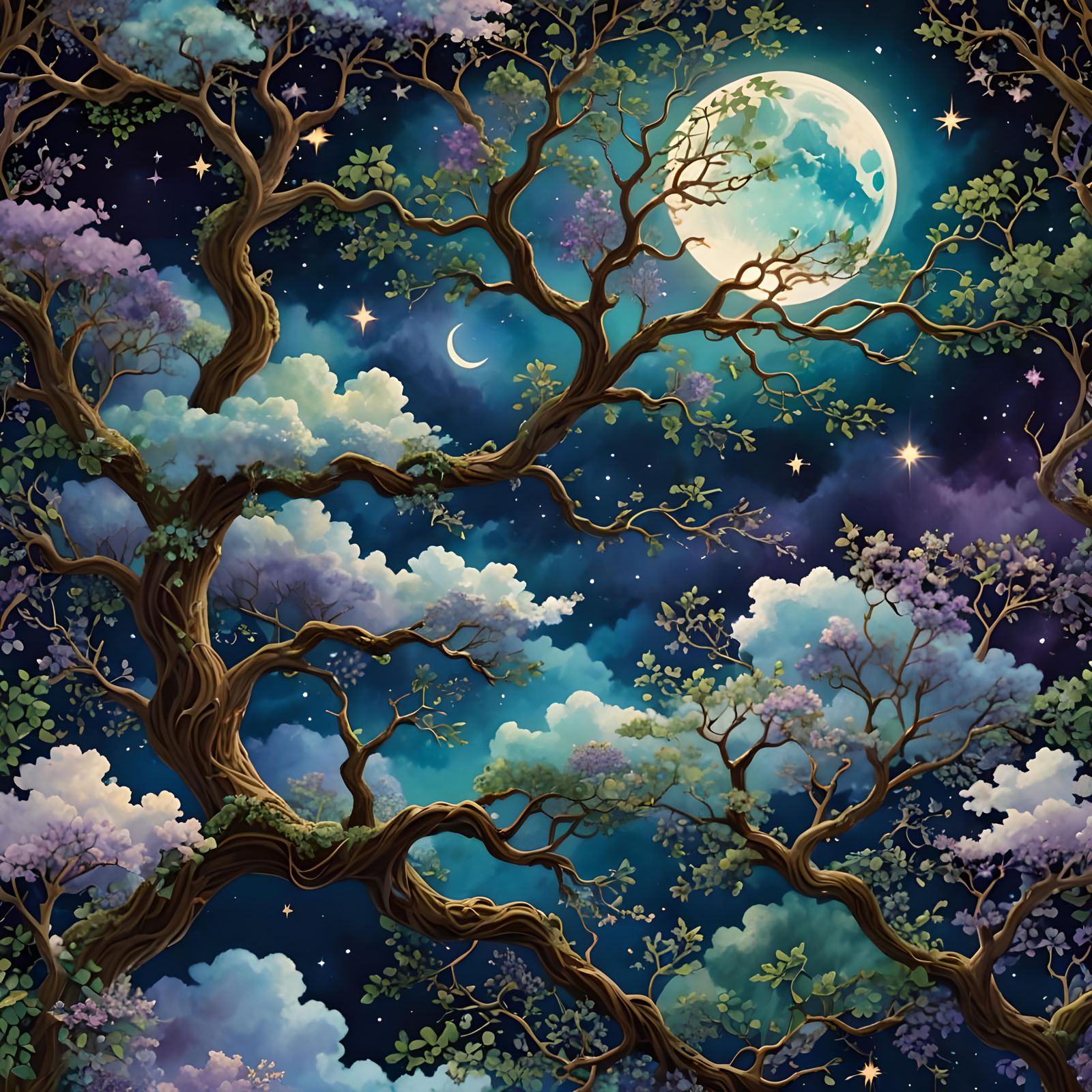 Fantastical Fairytale Dreamscape: Detailed Matte Painting