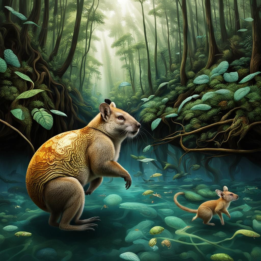 Surreal Chaos: Fat Women Emerge from the Woodwork