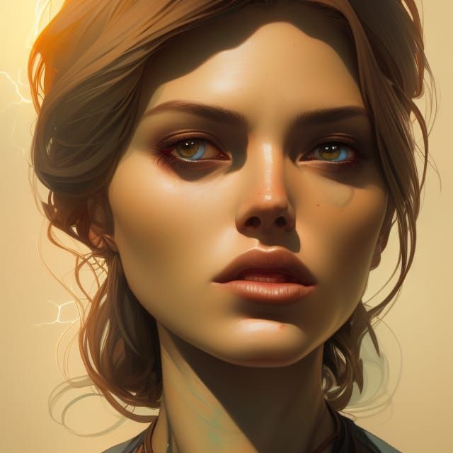 Oracle Portrait: Hyperdetailed Concept Art
