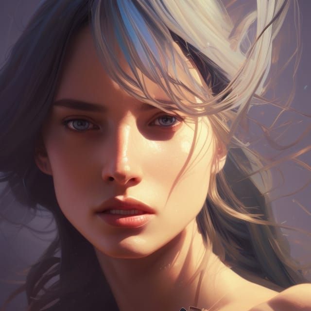 Oracle Portrait in Hyperdetailed Artstation Style